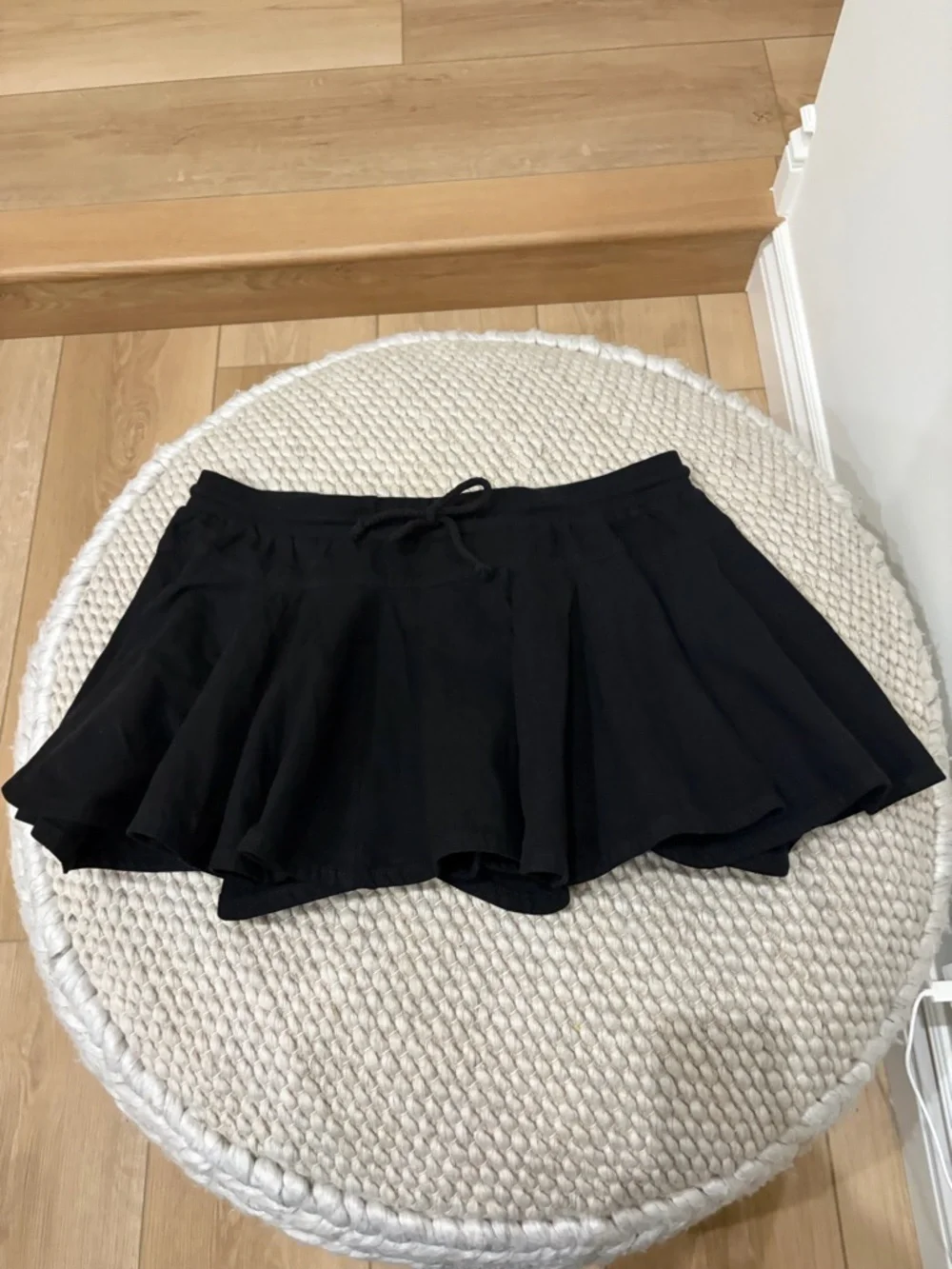 Anthropologie Daily Practice Courtside Mini Skirt Black Size Medium - Picture 4 of 11
